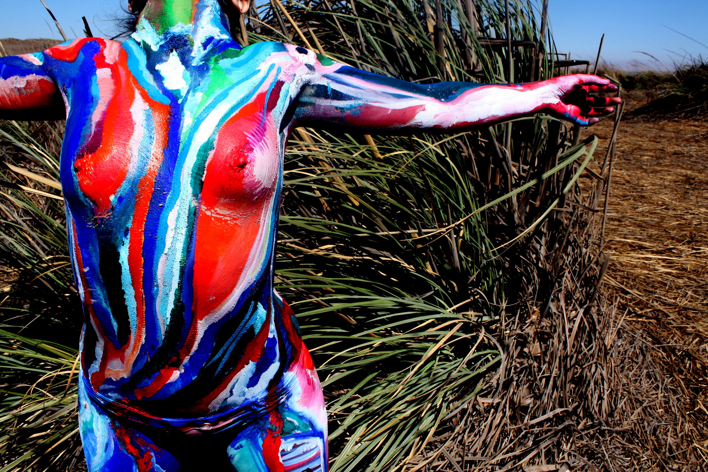 07.13 - SERIE: MUJER AZUL XIII - CUERPOS PINTADOS - 2014 - 2019